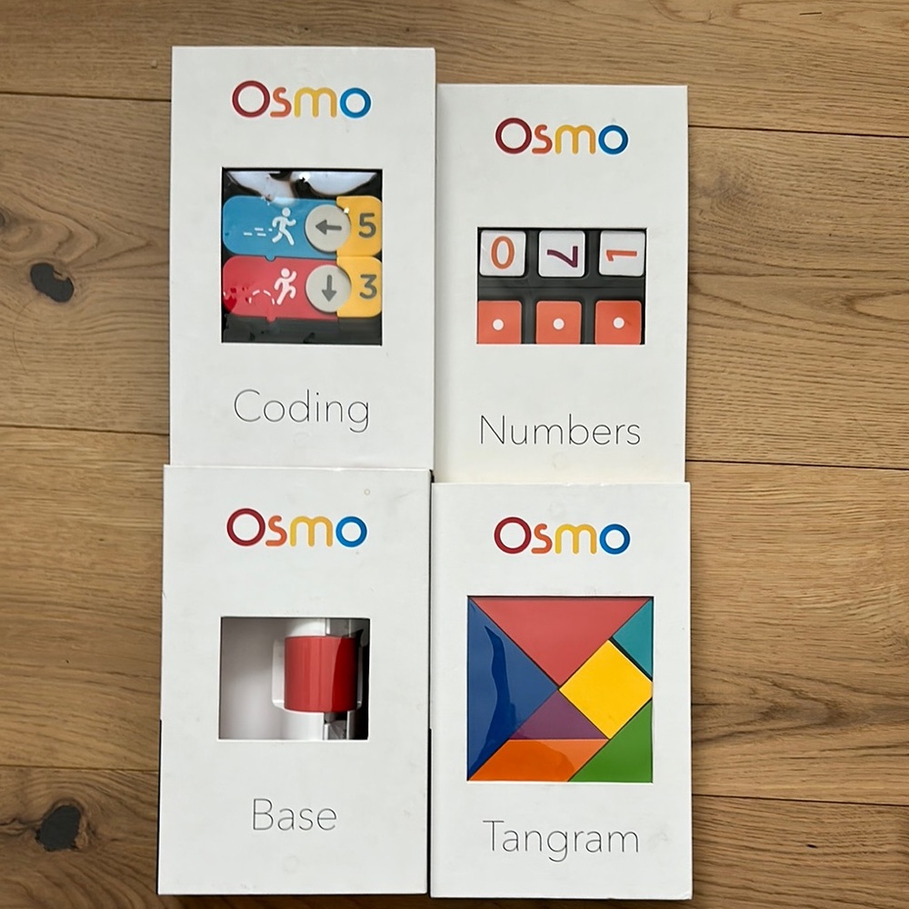 Osmo Kids Learning Toy Set - Coding, Numbers, Base, Tangram